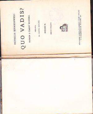 Quo vadis svazok II - román z časov Nerona od Henryk Sienkiewicz