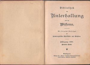 Německá kniha z roku 1890.