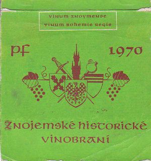 Kalendář Znojemského historického vinobraní pro rok 1970