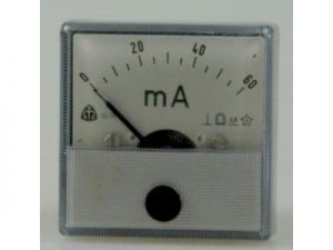 Panelové měřící přístroje MP40  0-60 mA