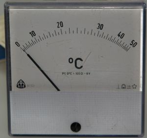Teploměry termoelektrické MP120,  0-50 C