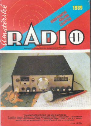 Amatérské rádio - konstrukční příloha časopisu 1989