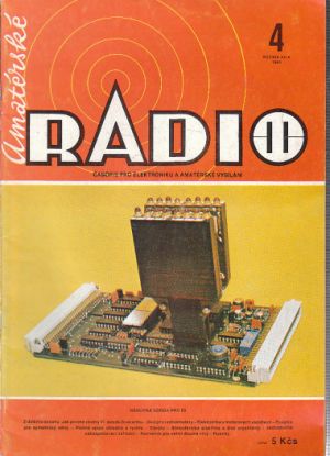Amaterské radio - časopis pro elektroniku a amaterské vysílání. 4/1980