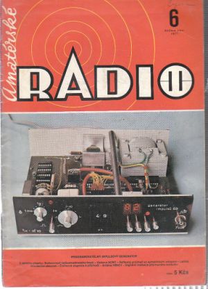 Amaterské radio - pro konstruktery  6/1977