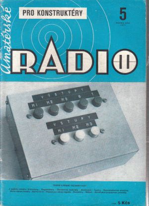 Amaterské radio - pro konstruktery  5/1977