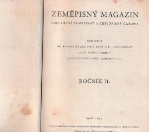 Zeměpisný magazín - Populární zeměpisný a cestopisný magazín 1946-1947.