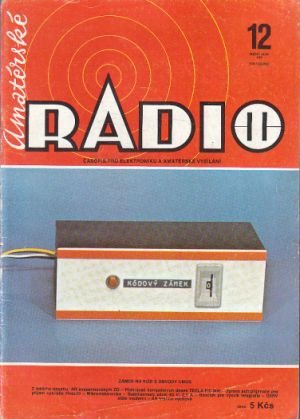 Amatérské rádio 12/1985