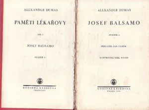 Paměti lékařovy I - Josef Balsamo II od Alexandre Dumas, st.