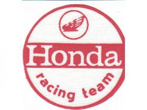 Zažehlovací etiketa Honda průměr 6 cm 