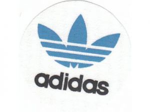 Zažehlovací etiketa adidas 7 cm