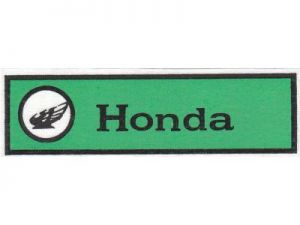 Zažehlovací etiketa Honda 13 x 4 cm