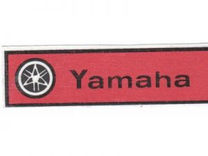 Zažehlovací etiketa Yamaha 13 x 4 cm