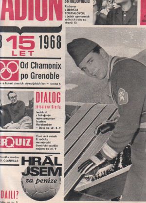 Časopis STADION - svázaný ročník 1968