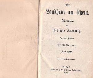 Stará německá kniha z roku 1874