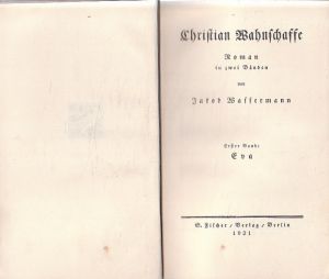 Stará německá kniha z roku 1921.