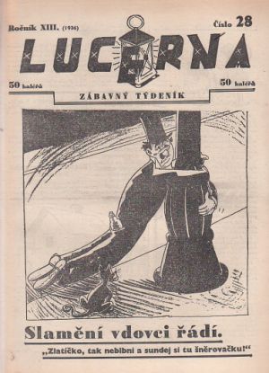 Lucerna - časopis z roku 1938 číslo 28.