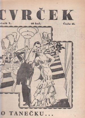 Cvrček - rodinný týdeník z roku 1932 číslo 45..