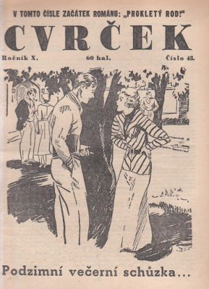 Cvrček - rodinný týdeník z roku 1932 číslo 43.
