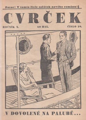 Cvrček - rodinný týdeník z roku 1932 číslo 29...