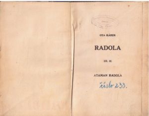 Radola - Díl 3, Ataman Radola od Ota Kárek