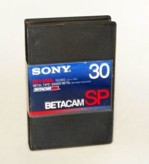 Beta videocassette SONY 30 SP.