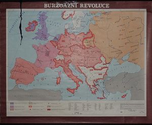 Mapa- Buržoázní revoluce