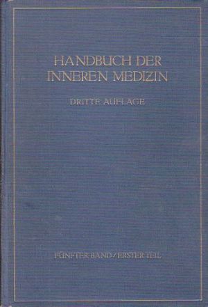 Handbuch der inneren Medizin  1939