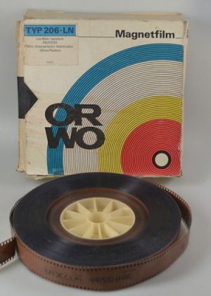 Magnetofonové pásky- magnetfilm ORWO, BASF..