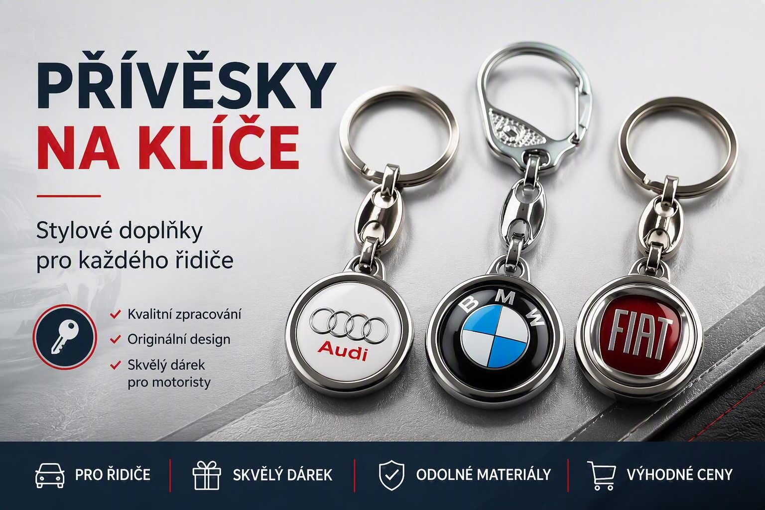 PŘÍVĚSKY NA KLÍČE