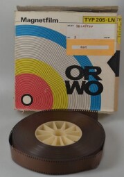 Magnetofonové pásky- magnetfilm ORWO, BASF...