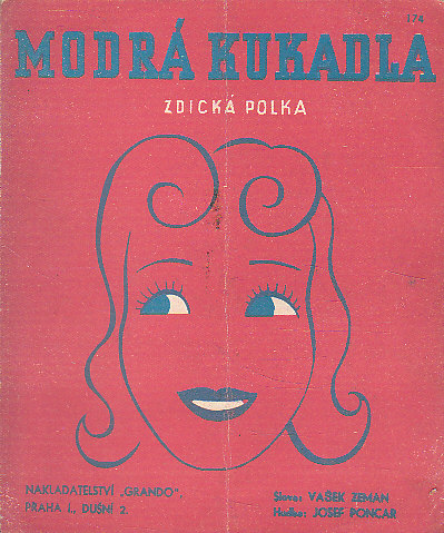 Osadní písně z kytarovým doprovodem. Modrá kukadla