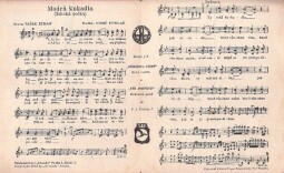 Osadní písně z kytarovým doprovodem. Modrá kukadla