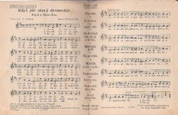 Osadní písně z kytarovým doprovodem. Když jde starý dromedár