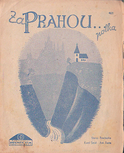 Osadní písně z kytarovým doprovodem. Za Prahou.