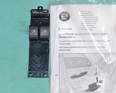 Originální elektrické ovládání předních oken pro Škodu Fabia 