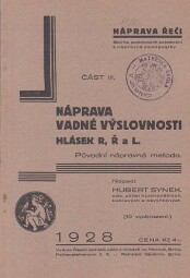 Náprava vadné výslovnosti R, Ř a L