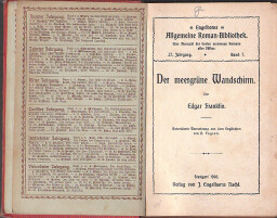 Staré Německé a anglické knihy.  Kniha z roku 1910. 156 stran