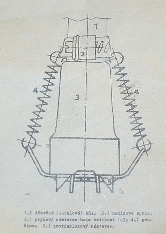 Protiskluzový nástavec hole