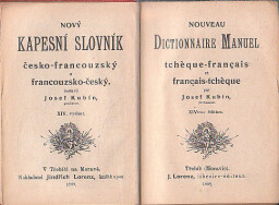 Nový kapesní slovník česko-francouzský.