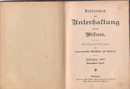 Stará německá kniha 1890