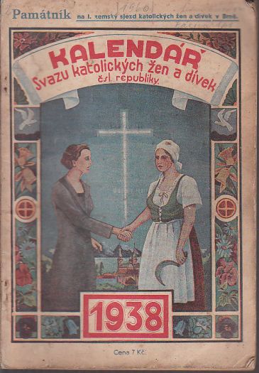 Kalendář katolických žen a dívek čsl. republiky 1938