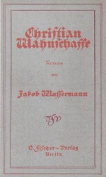 Stará německá kniha z roku 1921. -