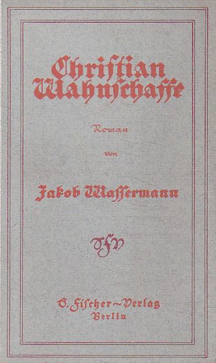Stará německá kniha z roku 1921. -