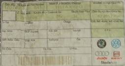 Lišta předního nárazníku VAG 1Z0807718B41 Pravá.