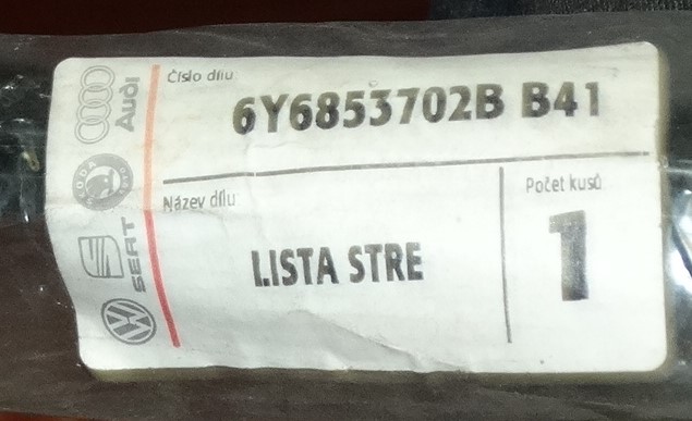 Střešní lišta 1U6853706 01C