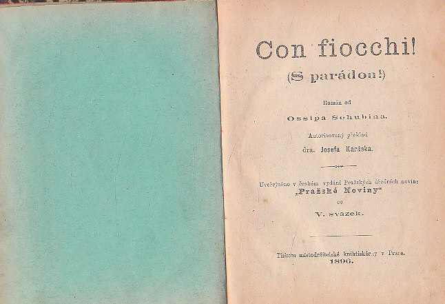 Con fiocchi! od Ossipa Schubina