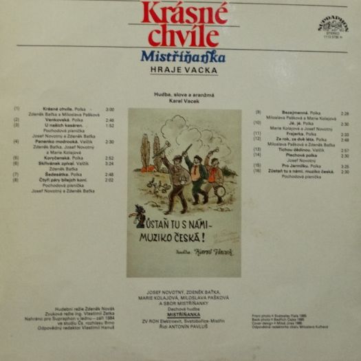 Mistříňanka hraje Vacka