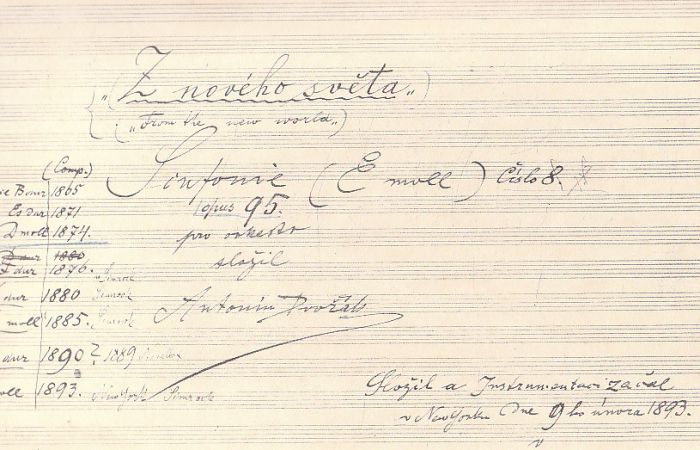 Antonín Dvořák SYMFONIE E MOLL Z NOV0HO SVĚTA
