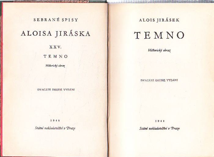 Temno od Alois Jirásek