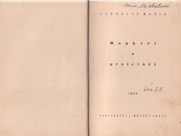 Bankéři a proletáři od Jaroslav Maria (p)